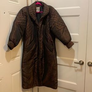 Vintage Long Puffer Coat